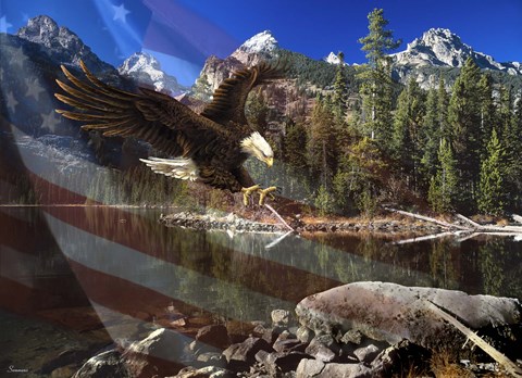 Framed Color Of Glory Print