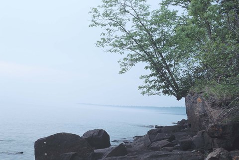 Framed Lake Superior 5 Print