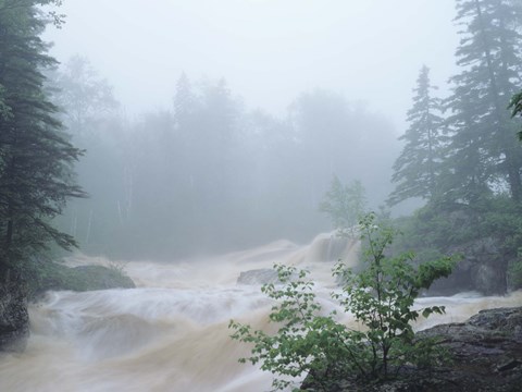 Framed Lake Superior 1 Print