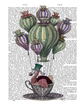 Framed Dodo in Teacup Print