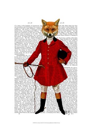 Framed Fox Hunter 2 Full Print