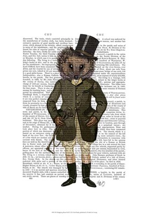 Framed Hedgehog Rider Full Print