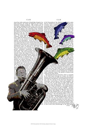 Framed Tuba And Fish Print