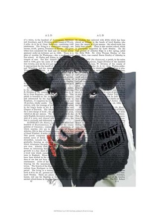 Framed Holy Cow Print