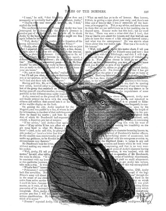 Framed Deer Portrait 1 Print