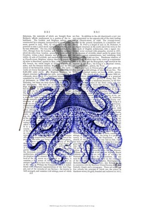 Framed Octopus About Town Print
