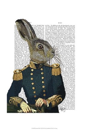 Framed Lieutenant Hare Print