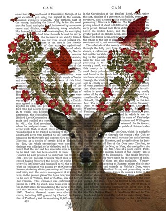 Framed Deer and Love Birds Print