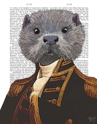 Framed Captain Otter Print