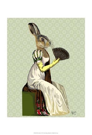 Framed Miss Hare Print