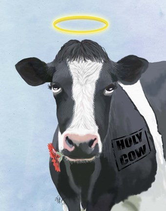 Framed Holy Cow Print