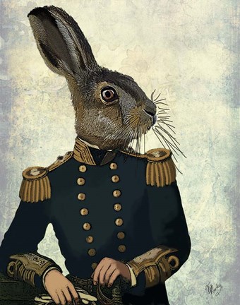 Framed Lieutenant Hare Print