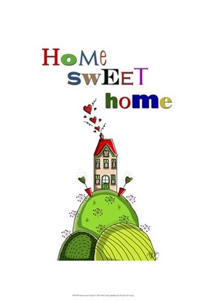 Framed Home Sweet Home Print
