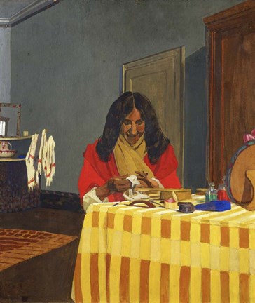 Framed Mme Felix Vallotton, Nee Gabrielle Bernheim, (1863-1932) Print