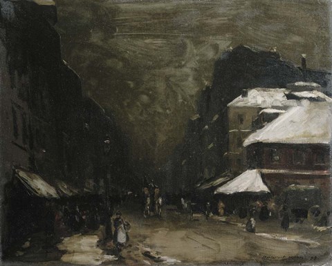 Framed Snow, 1899 Print