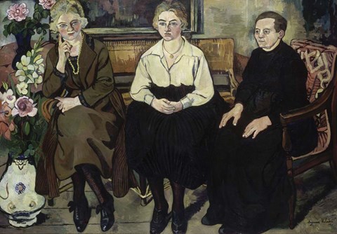 Framed Utter Family, 1921 Print