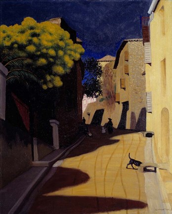 Framed Mimosas in Bloom at Cagnes, 1921 Print