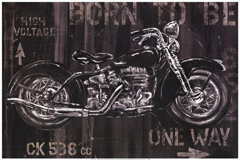 Framed Born to Be Print