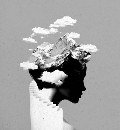 Framed Its A Cloudy Day Print