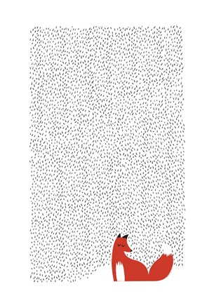 Framed Black Grass Print