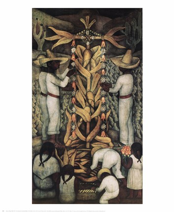 Framed Corn Festival Print