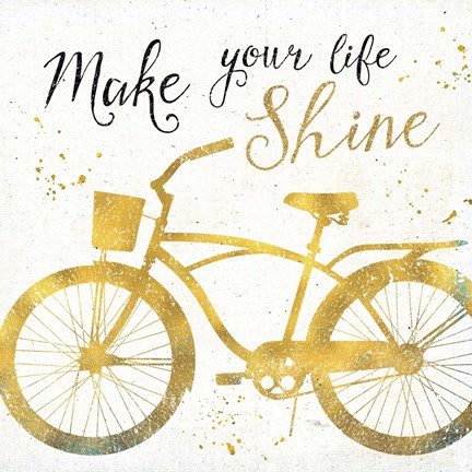 Framed Golden Ride II Print