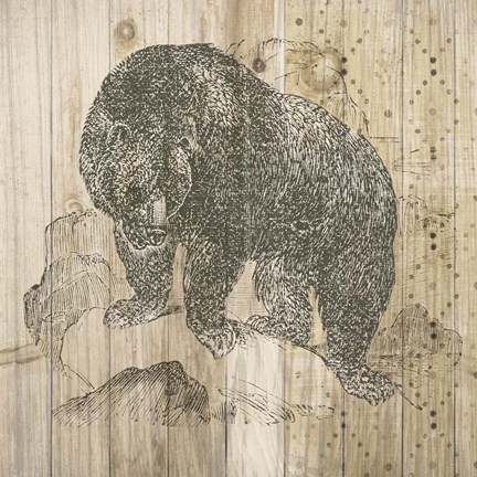 Framed Natural History Lodge IV Print