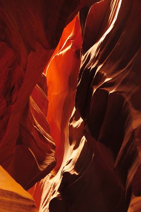 Framed Slot Canyon, Upper Antelope Canyon, Arizona Print