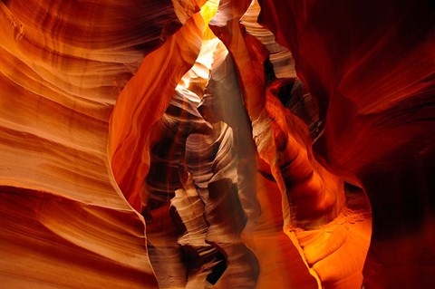 Framed Slot Canyon, Upper Antelope Canyon, Page, Arizona Print