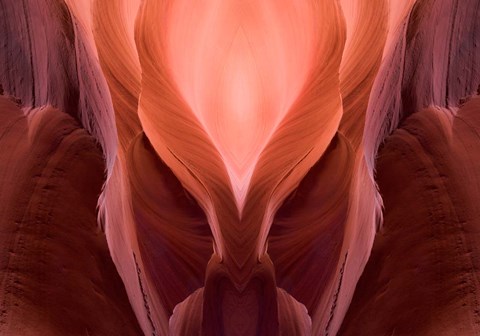 Framed Upper Antelope Canyon, Sandstone Walls Print