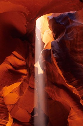 Framed Slot Canyons of the Colorado Plateau, Upper Antelope Canyon, Arizona Print