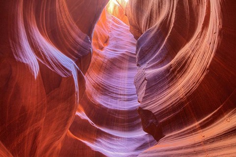 Framed Antelope Canyon, Navajo Tribal Park III Print