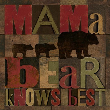 Framed At the Lodge Printer Blocks I Print