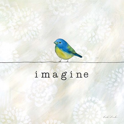 Framed Birds of a Feather Square IV Print