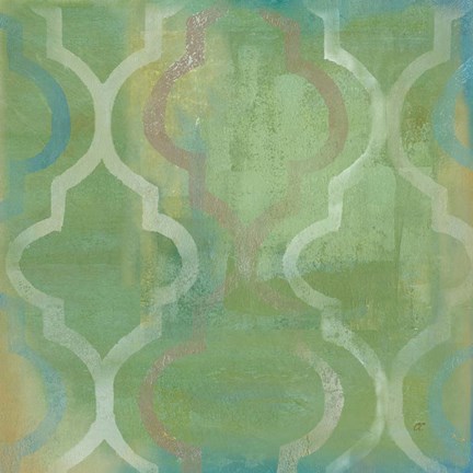 Framed Quatrefoil II Print