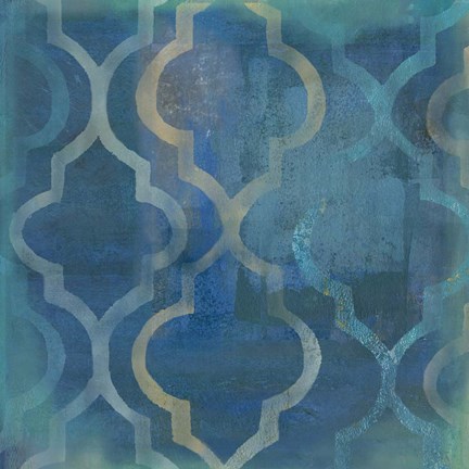 Framed Quatrefoil IV Print