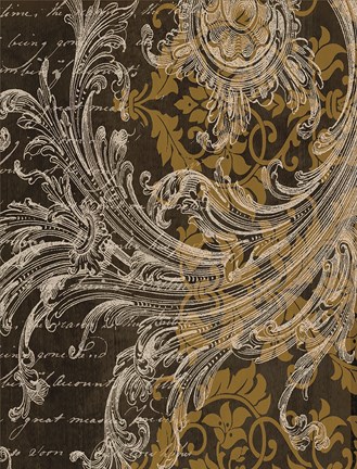 Framed Oscar Gold Print