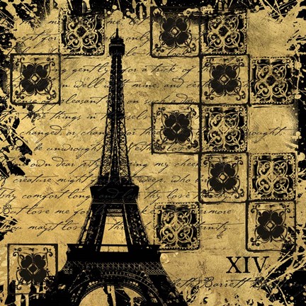 Framed B&amp;G Tour Eiffel Print