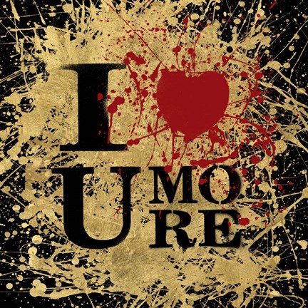 Framed Heart of Gold II Print