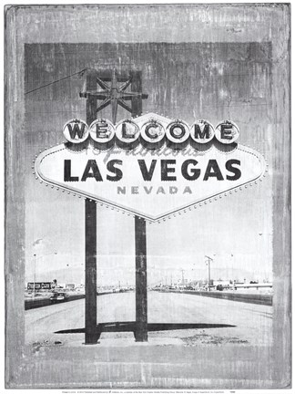 Framed Welcome to Vegas Print
