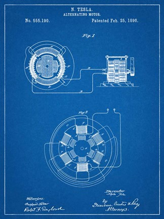 Framed Alternating Motor B Print