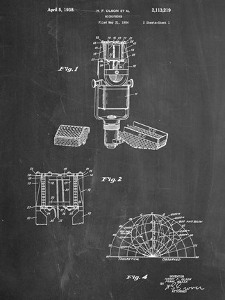 Framed Microphone Print