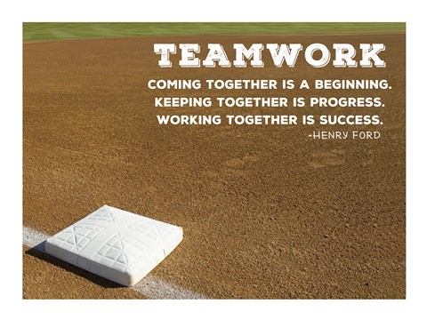 Framed Teamwork Print