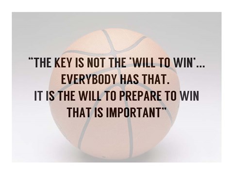 Framed Prepare to Win Print