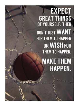 Framed Make It Happen Print