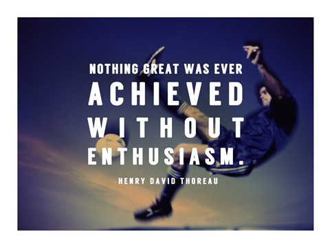 Framed Enthusiasm Print