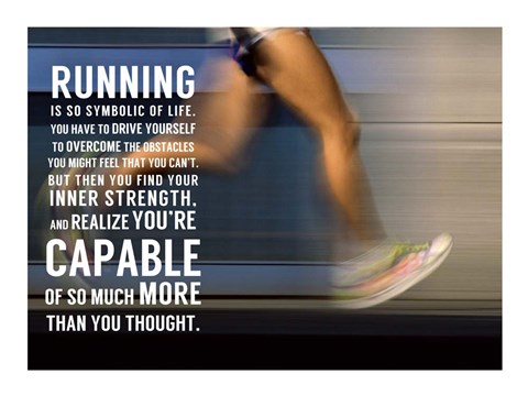 Framed Running Print