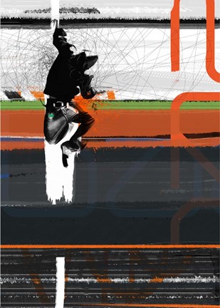 Framed Streets Print