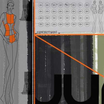 Framed Fashion Head Print