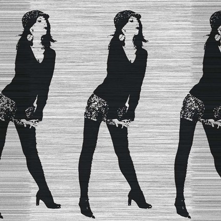 Framed Lena In Dark Print